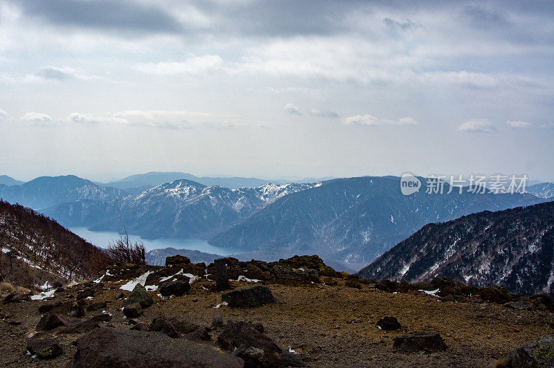 Mt Maeshirane,日光、日本。